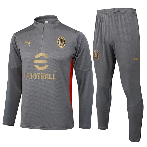 Sudadera De Training AC Milan 2024-25 Gris